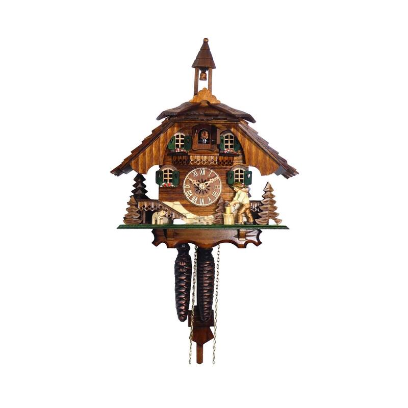12" Engstler Weight-Driven Full Size Cuckoo Wall Clock