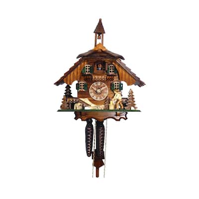 12" Engstler Weight-Driven Full Size Cuckoo Wall Clock
