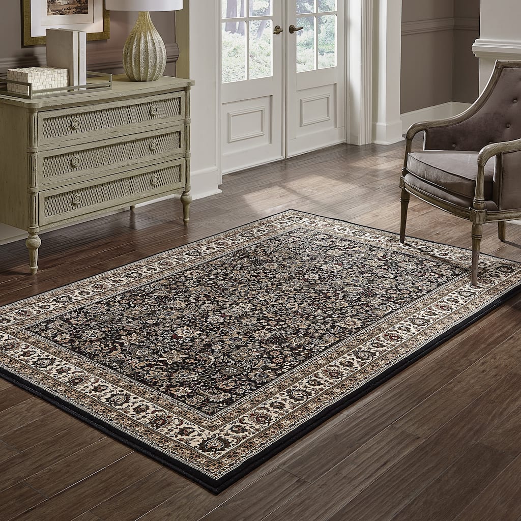 Style Haven Annapolis Traditional Floral Persian Area Rug