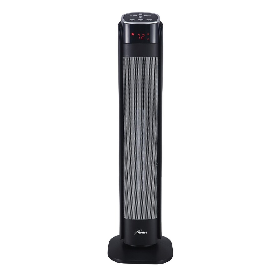 Hunter 30 Deluxe Digital Ceramic Tower Heater with Remote Control - On  Sale - Bed Bath u0026 Beyond - 34466310