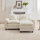 preview thumbnail 34 of 109, Modular Cloud Chenille Sectional Sofa with Ottomans, Deep Seat Convertible L-Shaped or U-Shaped Couch