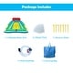 preview thumbnail 10 of 8, Gymax Inflatable Mighty Water Slide Park Bounce Splash Pool Without