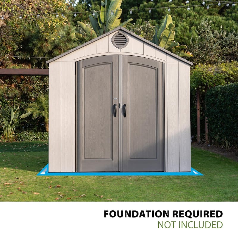 Lifetime 8 Ft. x 10 Ft. Outdoor Storage Shed