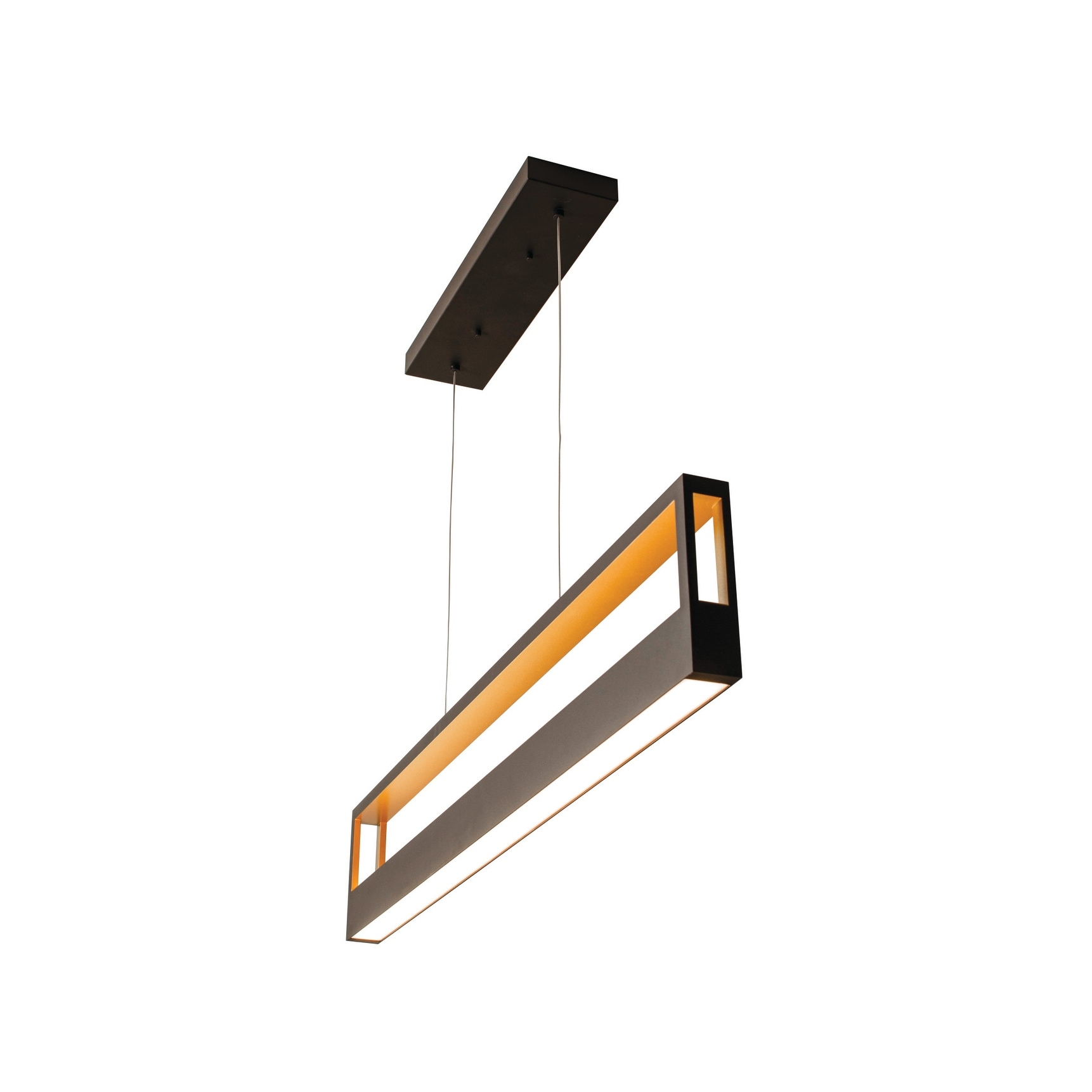 AFX ECHP4830LAJMV  Echo Single Light 45" Wide LED Linear Chandelier - Chandeliers For Bedrooms by Overstock.com