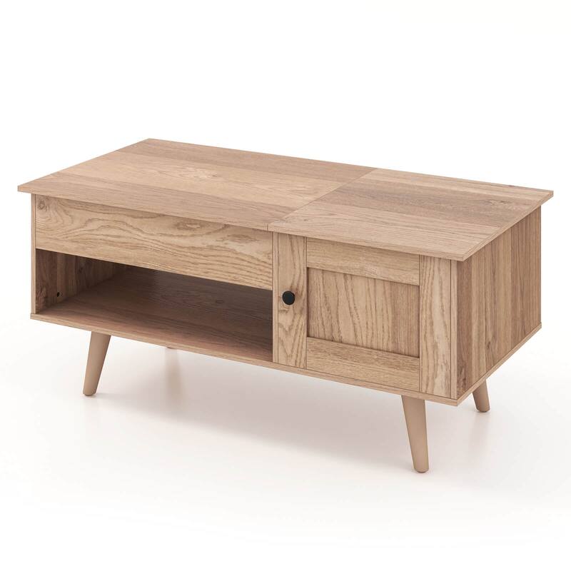 Costway Lift Top Coffee Table with Storage Hidden Compartment Cabinet - See Details