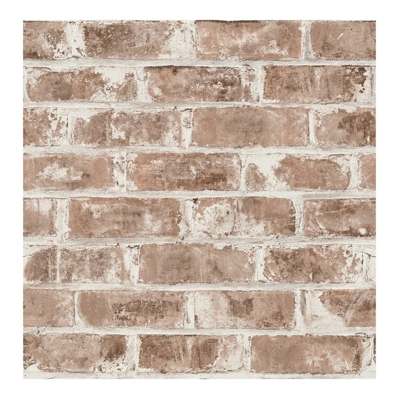 Brewster Jomax Red Warehouse Brick Wallpaper - 20.5 x 396 x 0.025