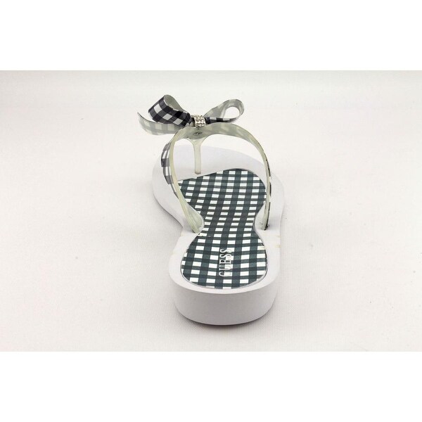 guess bow tie flip flops