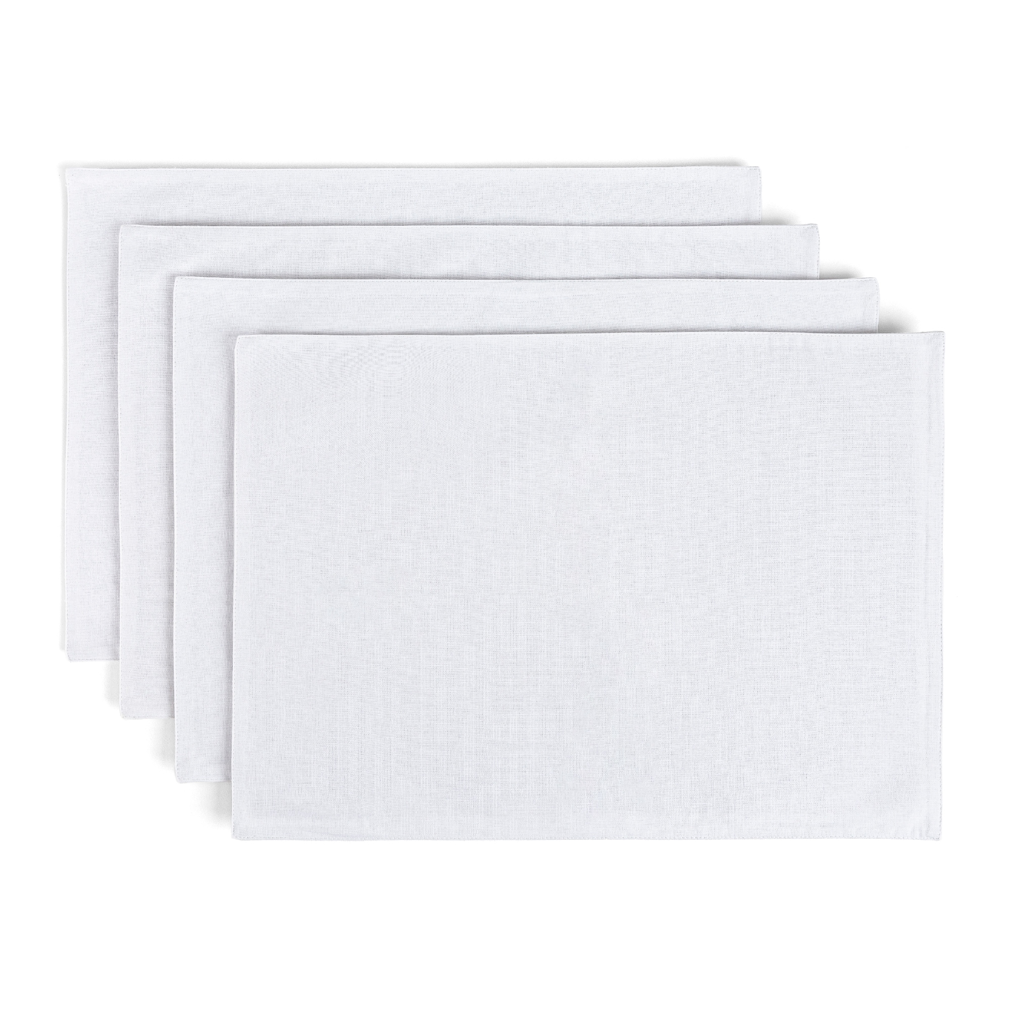 over&back 100% Cotton Woven Chambray Placemats - Set of 4