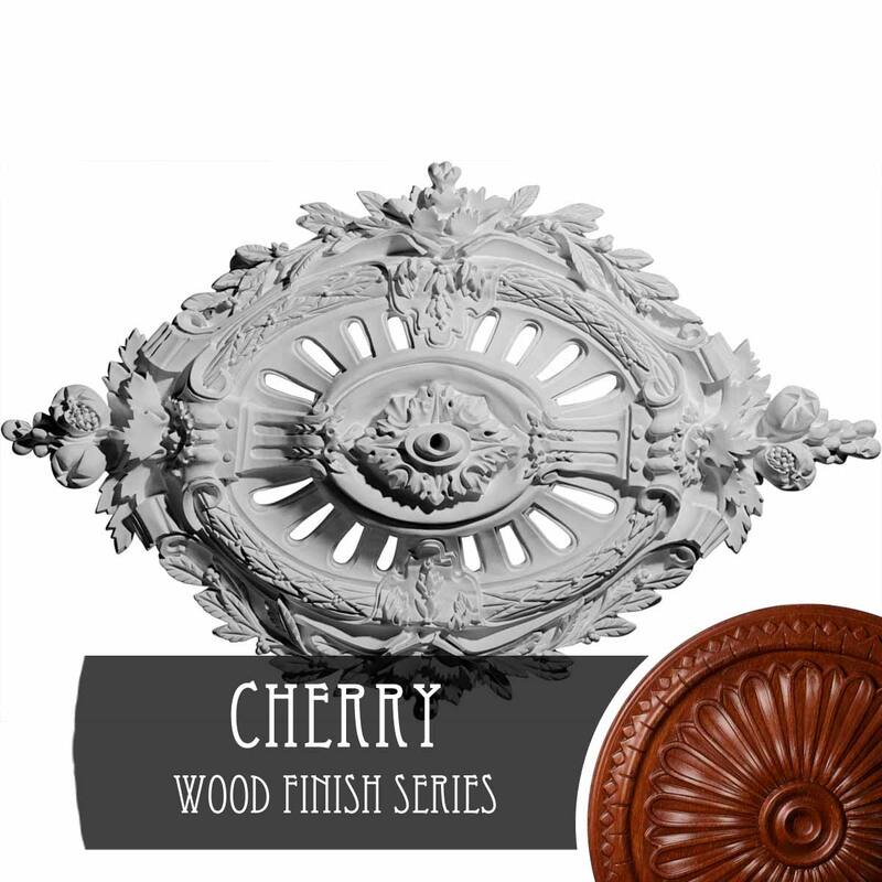 35 7/8"W x 22 1/2"H x 4 3/8"P Antonio Ceiling Medallion