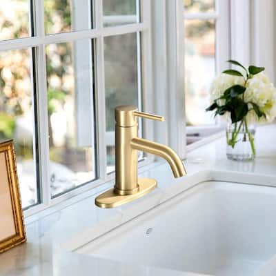 YASINU Bathroom Sink Faucet Single Handle Faucet