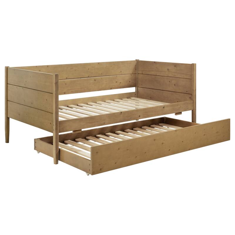 Stewart Natural Twin Daybed With Trundle
