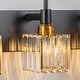 preview thumbnail 60 of 182, 2/3/4-Light Modern Bathroom Crystal Vanity Light Wall Sconces