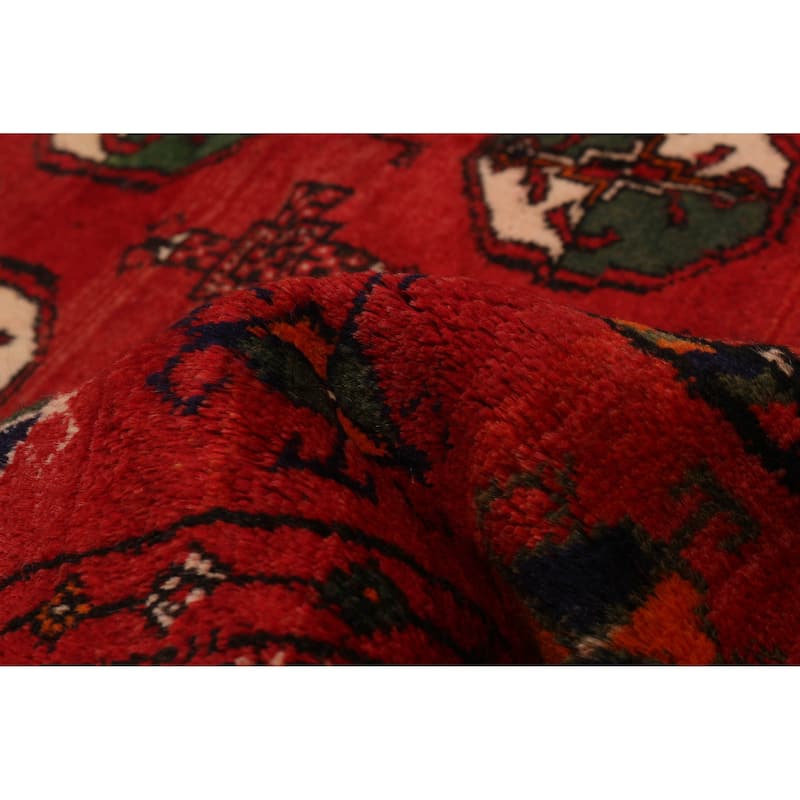 ECARPETGALLERY Hand-knotted Konya Anatolian Red Wool Rug - 4'10 x 9'7