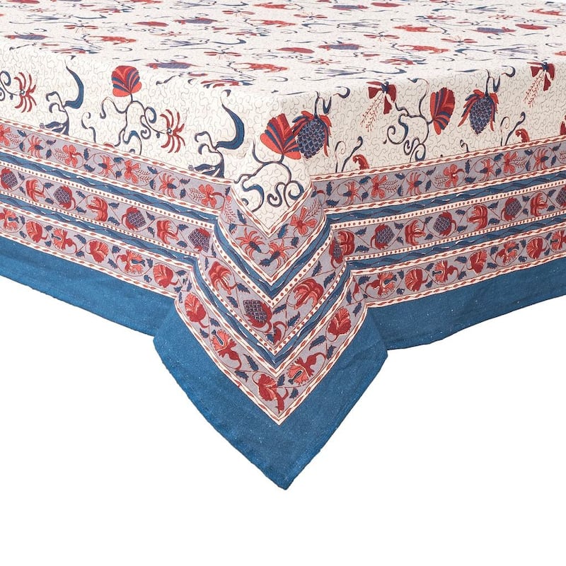 Couleur Nature Fleurs des Indes Tablecloth