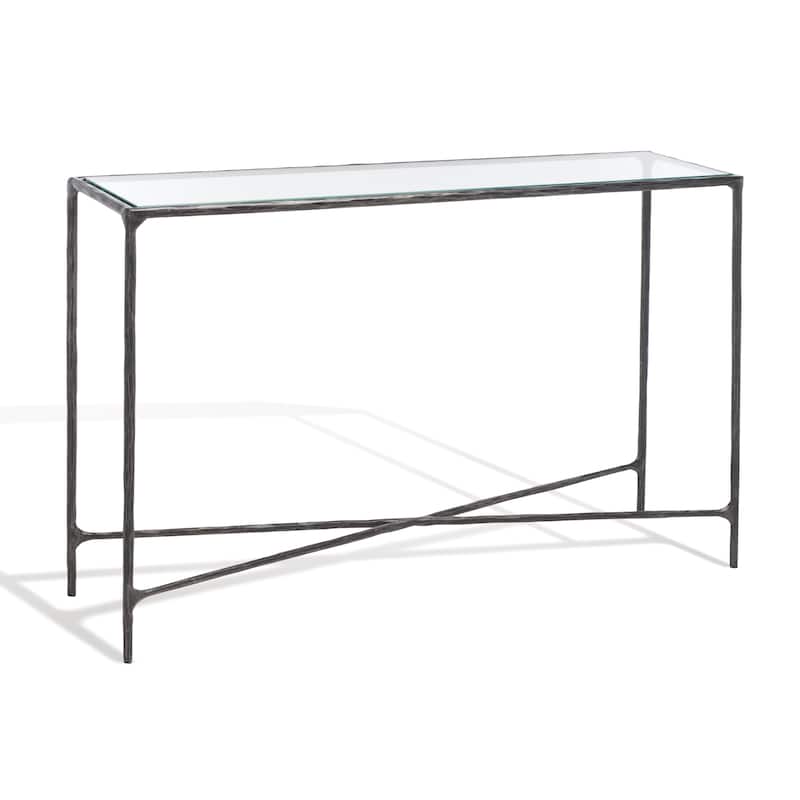 SAFAVIEH Couture Dorotea Forged Metal Rectangle Console Table - 48" W x 12" L x 30" H - 48"W x 12"D x 30"H