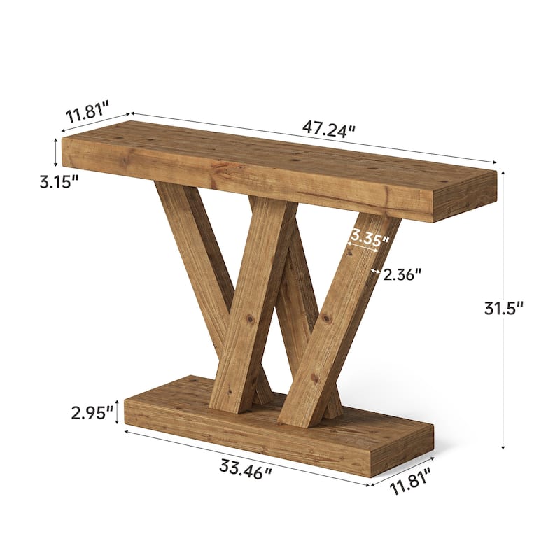 Solid Wood Console Table
