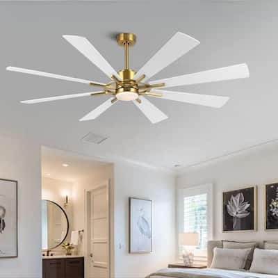 AeroBlade 60" 8-Blade 6-Speed Ceiling Fan with LED Light