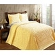 preview thumbnail 50 of 78, Better Trends Rio Collection in Floral Design 100% Cotton Tufted Unique Luxurious Machine Washable Tumble Dry Yellow - Full