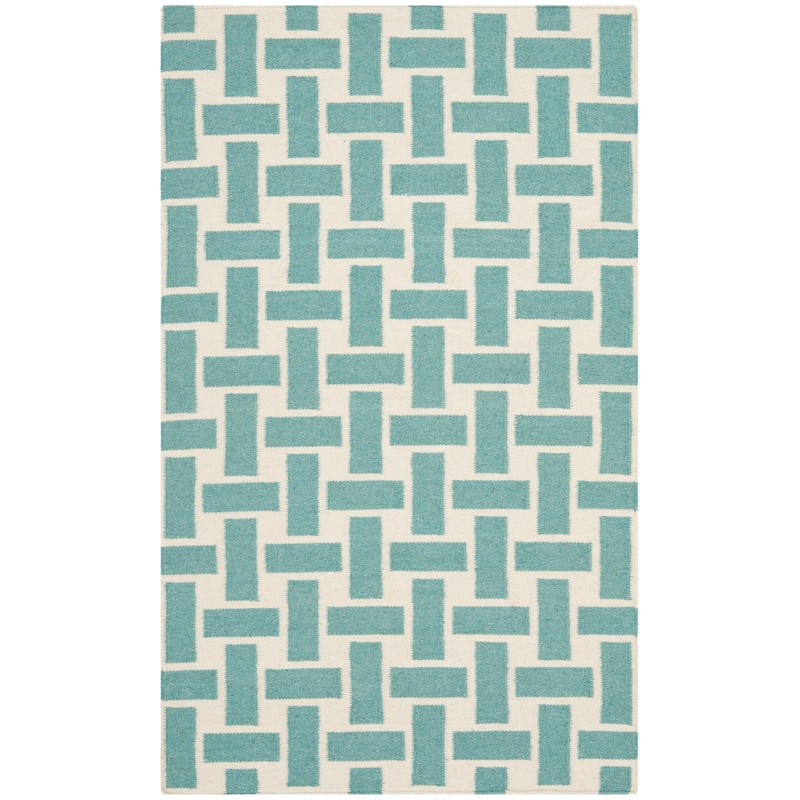 SAFAVIEH Handmade Flatweave Dhurries Leigh Modern Wool Rug