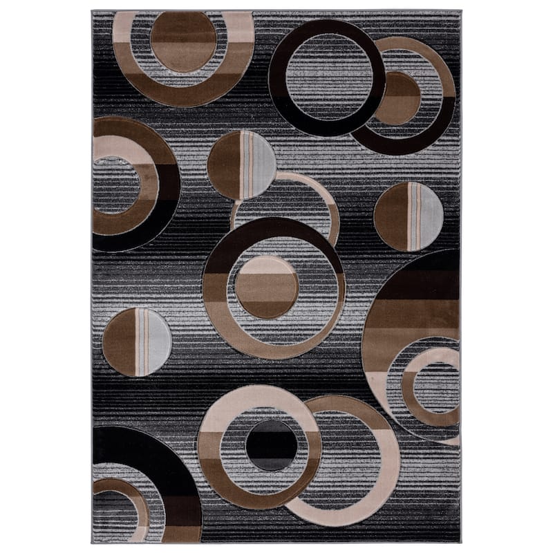 Orelsi Collection Abstract Area Rug