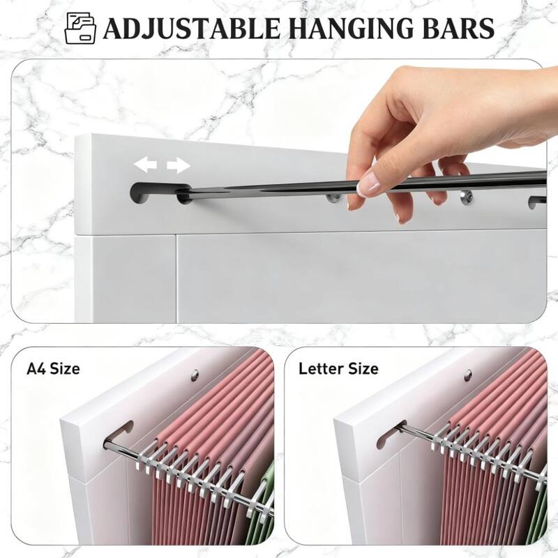 Modern Style File Cabinet with 3 Drawers,Office Storage Cabinet for A4,For Home and Office