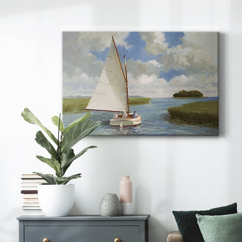Vintage Nautical Print-XIX -Gallery Wrapped Canvas