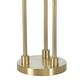 preview thumbnail 7 of 6, Glass 55" Light Bulb Floor Lamp, Gold 53.0"H - 11.0" x 11.0" x 53.0"