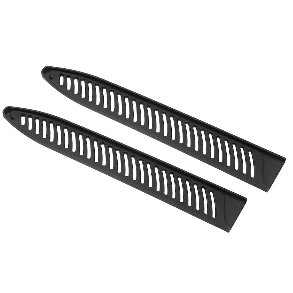 2Pcs PP Kitchen Knife Sheath Cover Sleeves for 9.5" Carving Knife - Black