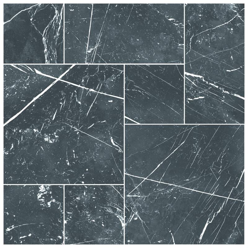 Merola Tile Timeless Marquina Natural Modular 39-3/8" x 39-3/8" Porcelain Floor and Wall Tile
