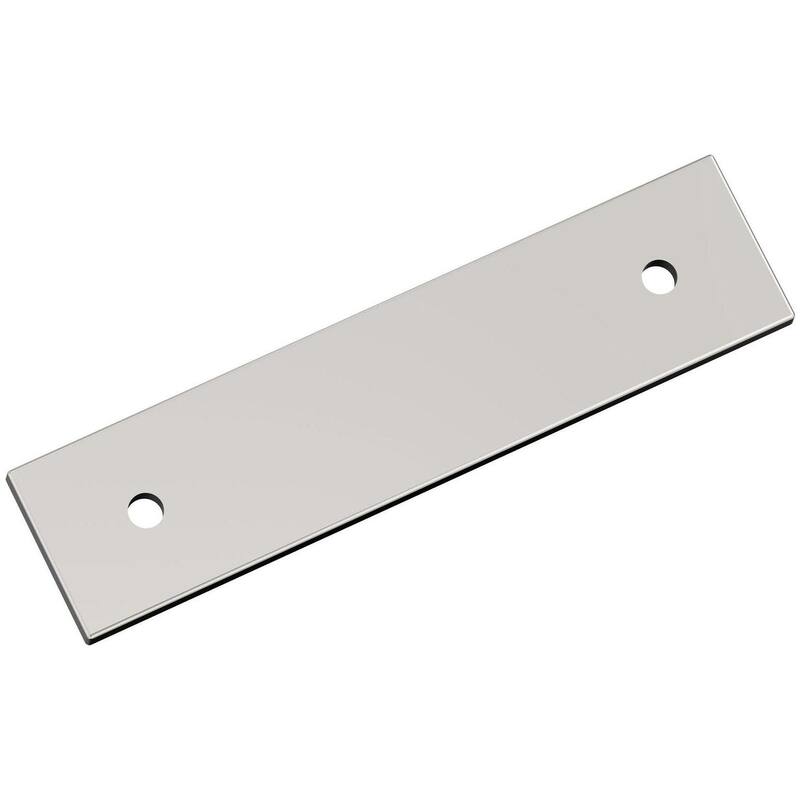 Amerock BP37761 Ladera 4-1/8" Backplate for 3" Center to Center - Polished Nickel