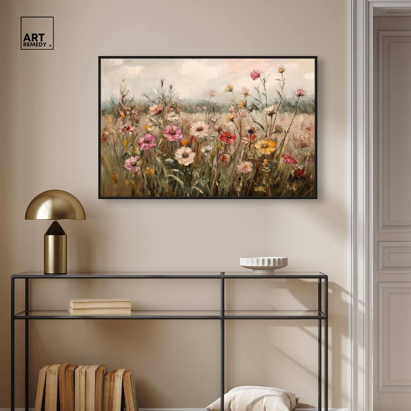 Vintage Blooms I Canvas by Art Remedy