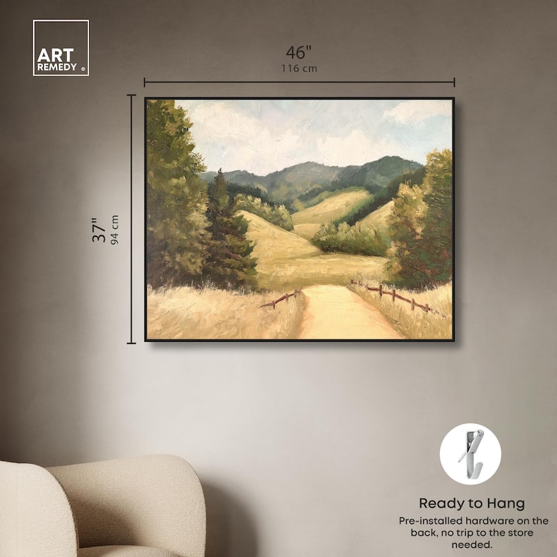 Summer Fields Canvas by Art Remedy