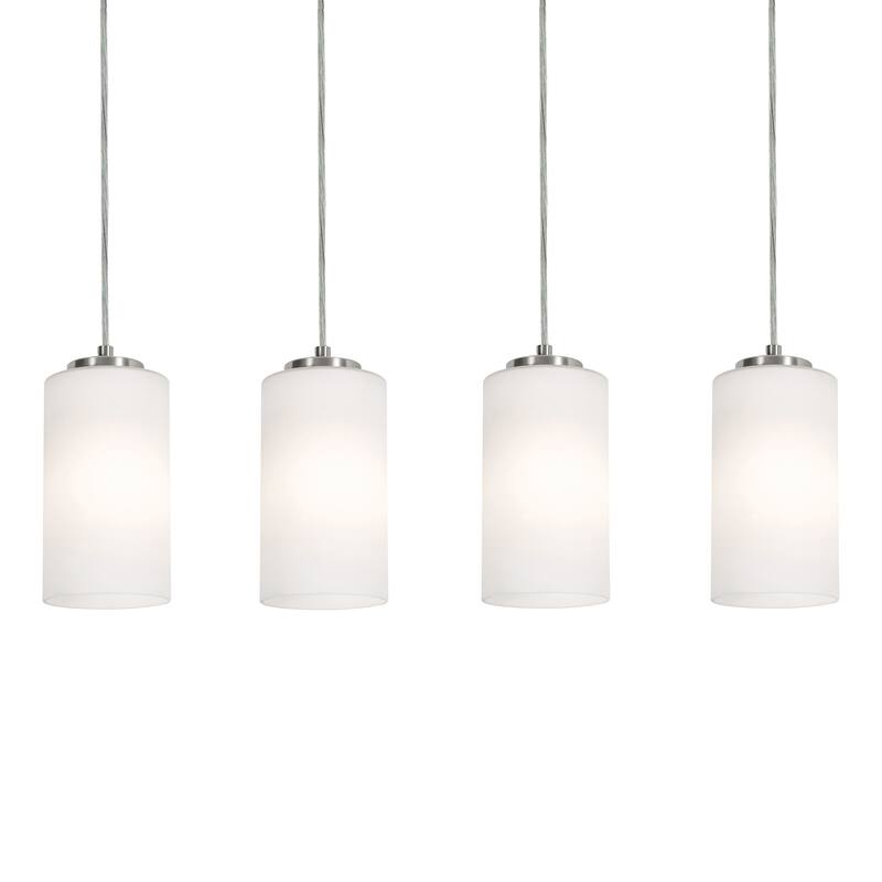 Leo 4 Light Linear Pendant - Satin Nickel