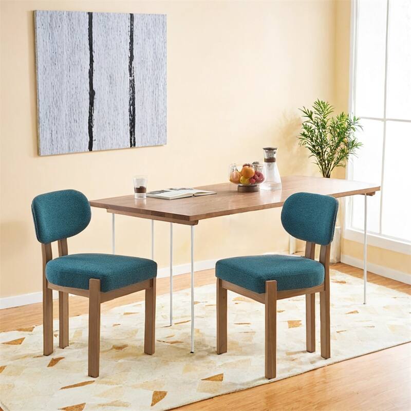 Wooden Dining Chairs,Upholstered Dining Room Chair Kitchen Chairs,2pcs