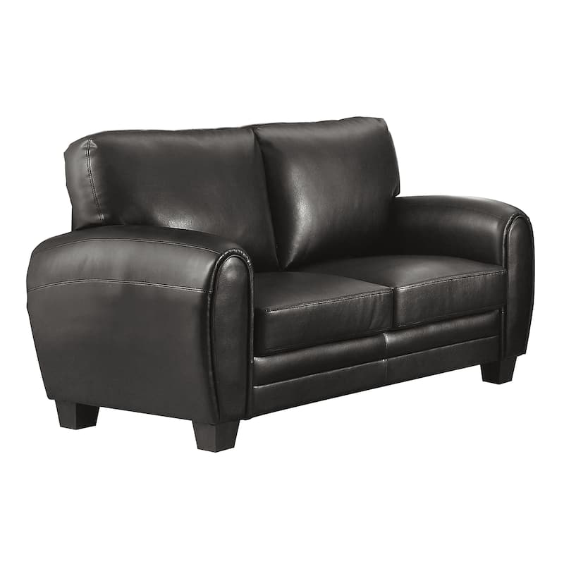 Dasha Living Room Loveseat - Black