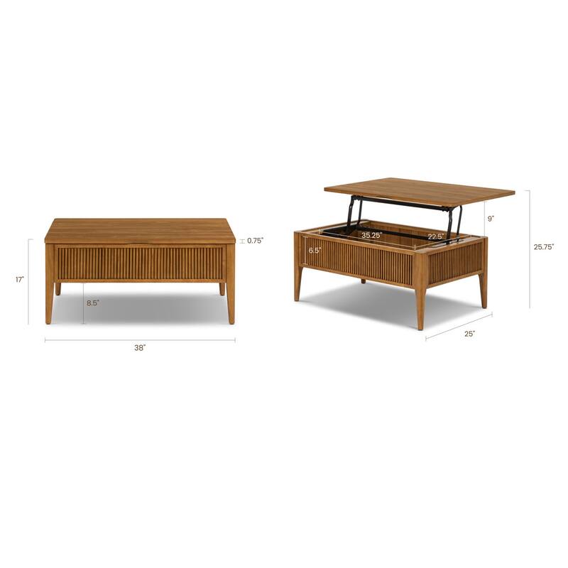 Poly & Bark Altira Lift-top Storage Coffee Table