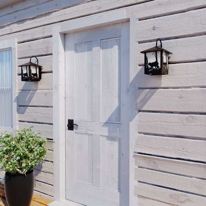 Vaxcel Lighting Bozeman 1 Light Outdoor Wall Sconce - 8.13 Inches Wide