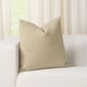 preview thumbnail 1 of 2, Lattice Woven Throw Pillow 16 x 16 - Fern