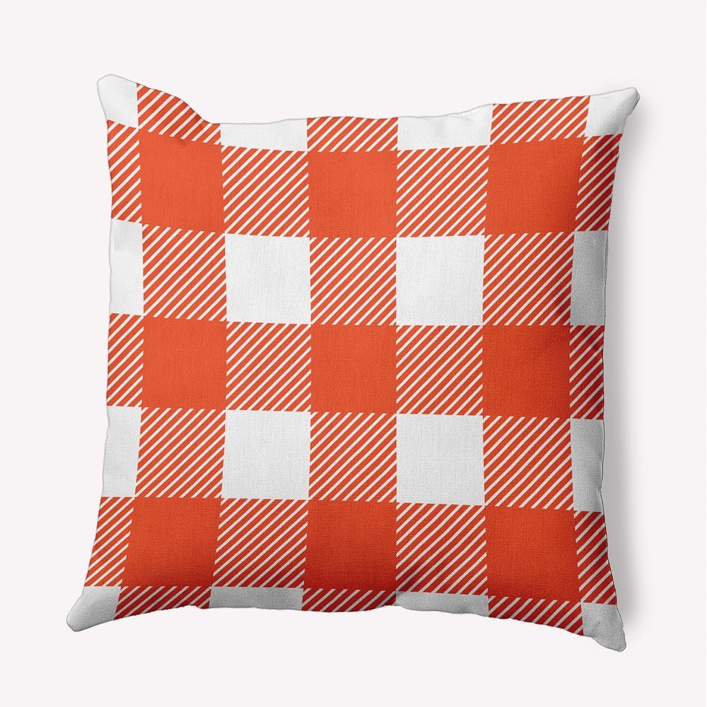 Buffalo Plaid Indoor/Outdoor Throw Pillow
