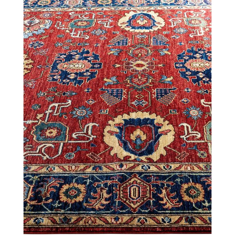 Serapi One-of-a-Kind Hand-Knotted Area Rug - Red, 6' 0" x 9' 3" - 6' 0" x 9' 3"
