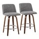preview thumbnail 11 of 78, Carson Carrington Vallberga 26" Upholstered Counter Stool (Set of 2)