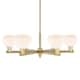 Option Brushed Brass / Matte White