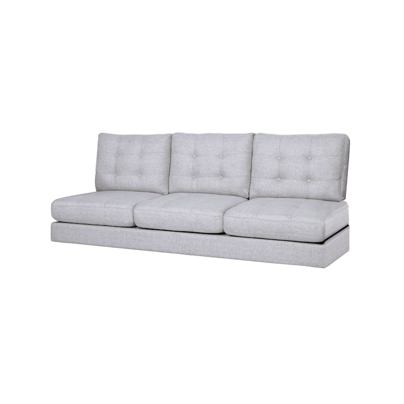 Adderbury Contemporary 3-seat Tufted Fabric Sofa by Christopher Knight Home