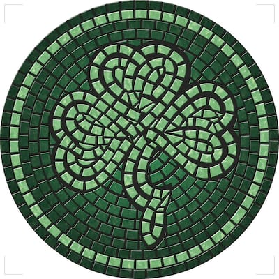Shamrock Decorative Pool Mat - Pool Art