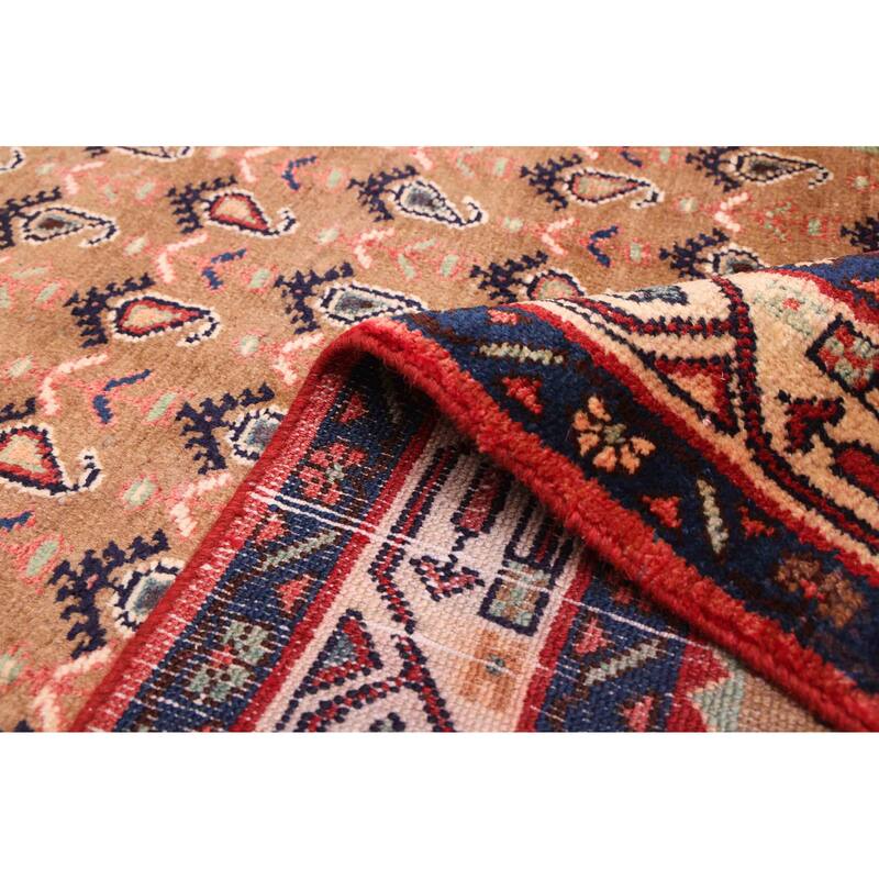 ECARPETGALLERY Hand-knotted Anadol Brown Wool Rug - 3'6 x 10'4