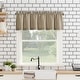 preview thumbnail 35 of 66, No. 918 Martine Microfiber Semi-Sheer Rod Pocket Kitchen Curtain Valance and Tiers Set