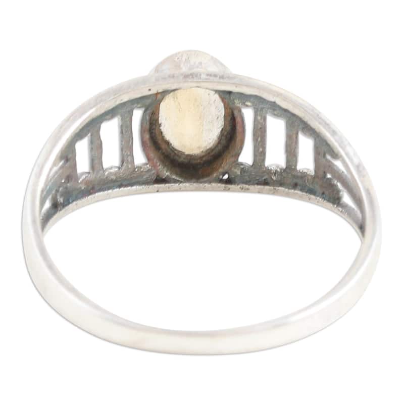 Novica Handmade Sunny Appeal Citrine Cocktail Ring