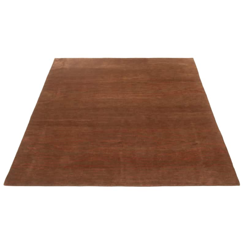ECARPETGALLERY Hand-knotted Opulence Brown Wool Rug - 6'9 x 8'3