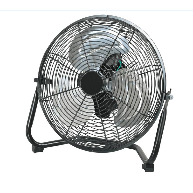 12 inch High Velocity 3-Speed Metal Floor Fan
