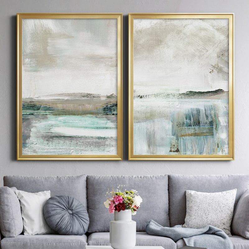 Summer Teal I Premium Framed Print - Ready to Hang - Multi-Color